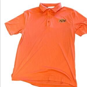 OSU Oklahoma State University Colosseum men’s medium orange game day polo.